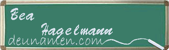 Bea Hagelmann Visitenkarte